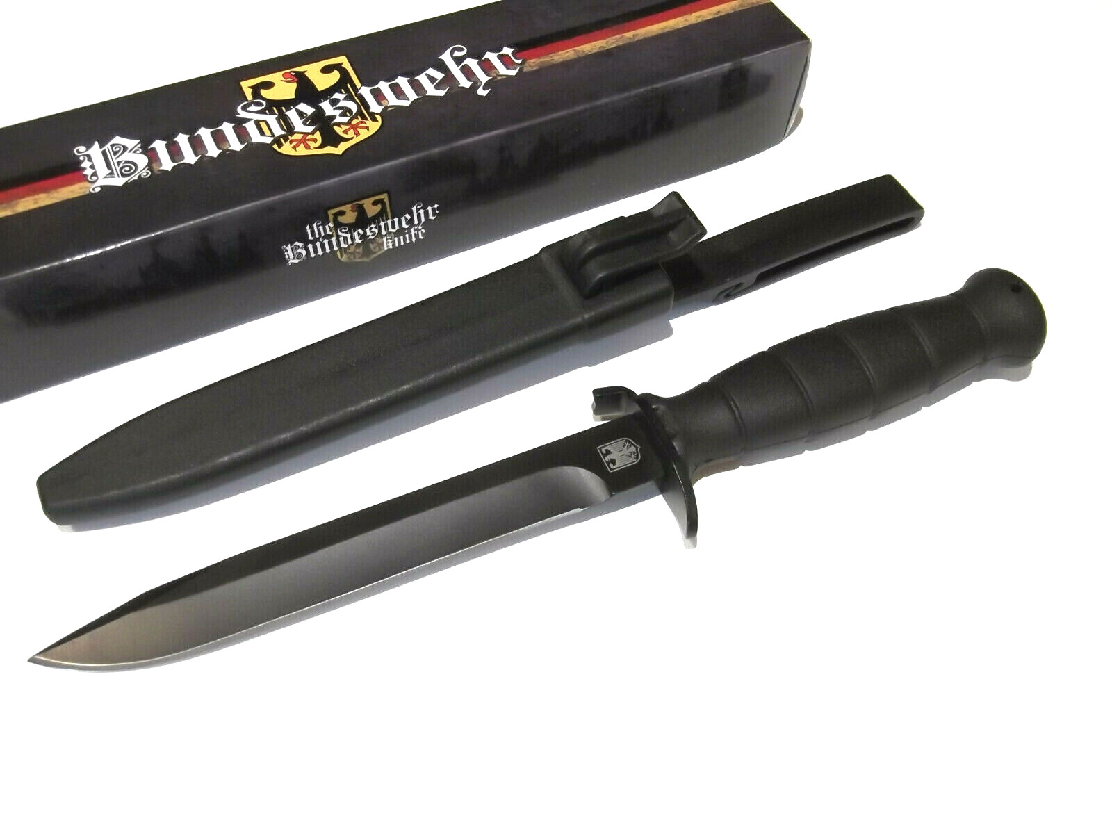 Bundeswehr MI220 Military Combat fixed blade field knife 11 3/8 Bundeswehr MI220 Military Combat fixed blade field knife 11 3/8