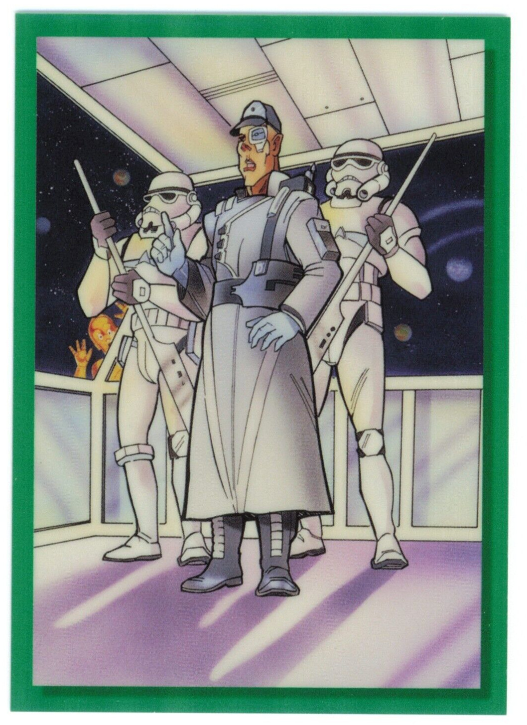 2022 Topps Star Wars Galaxy Chrome Vintage Star Wars Card #V-5 /99 Green