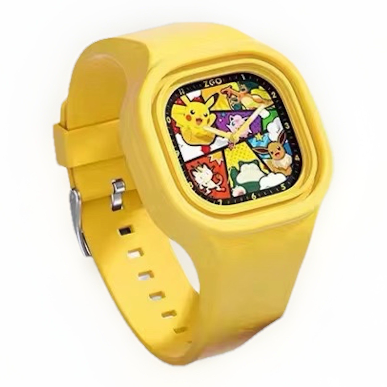 Pokemon Pikachu Kids Wrist Watch Yellow Silicone Pokemon Pikachu Kids Wrist Watch Yellow Silicone