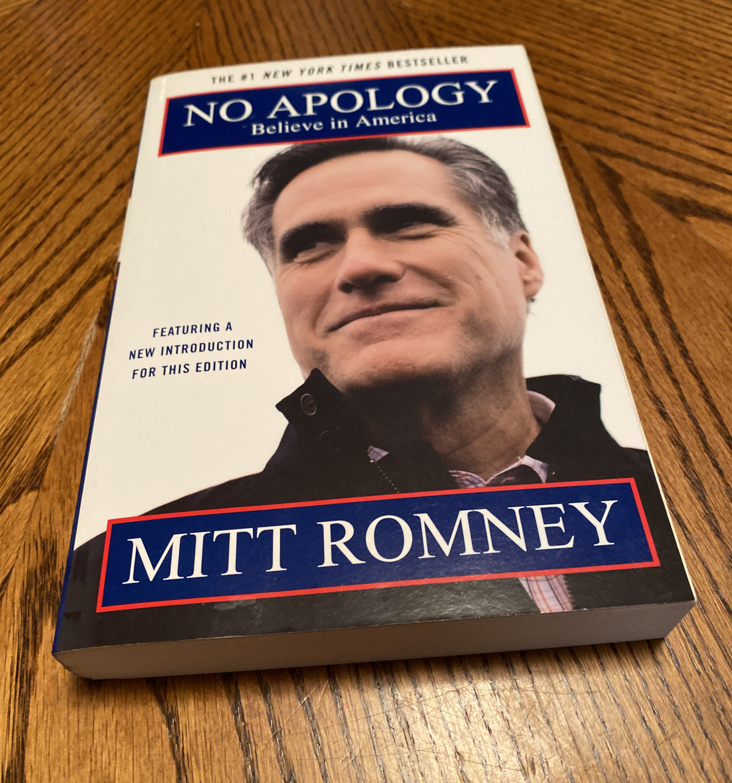 Mitt Romney Senator/Gov 2012 President Candidate Signed No Apology Paperback Mitt Romney Senator/Gov 2012 President Candidate Signed No Apology Paperback