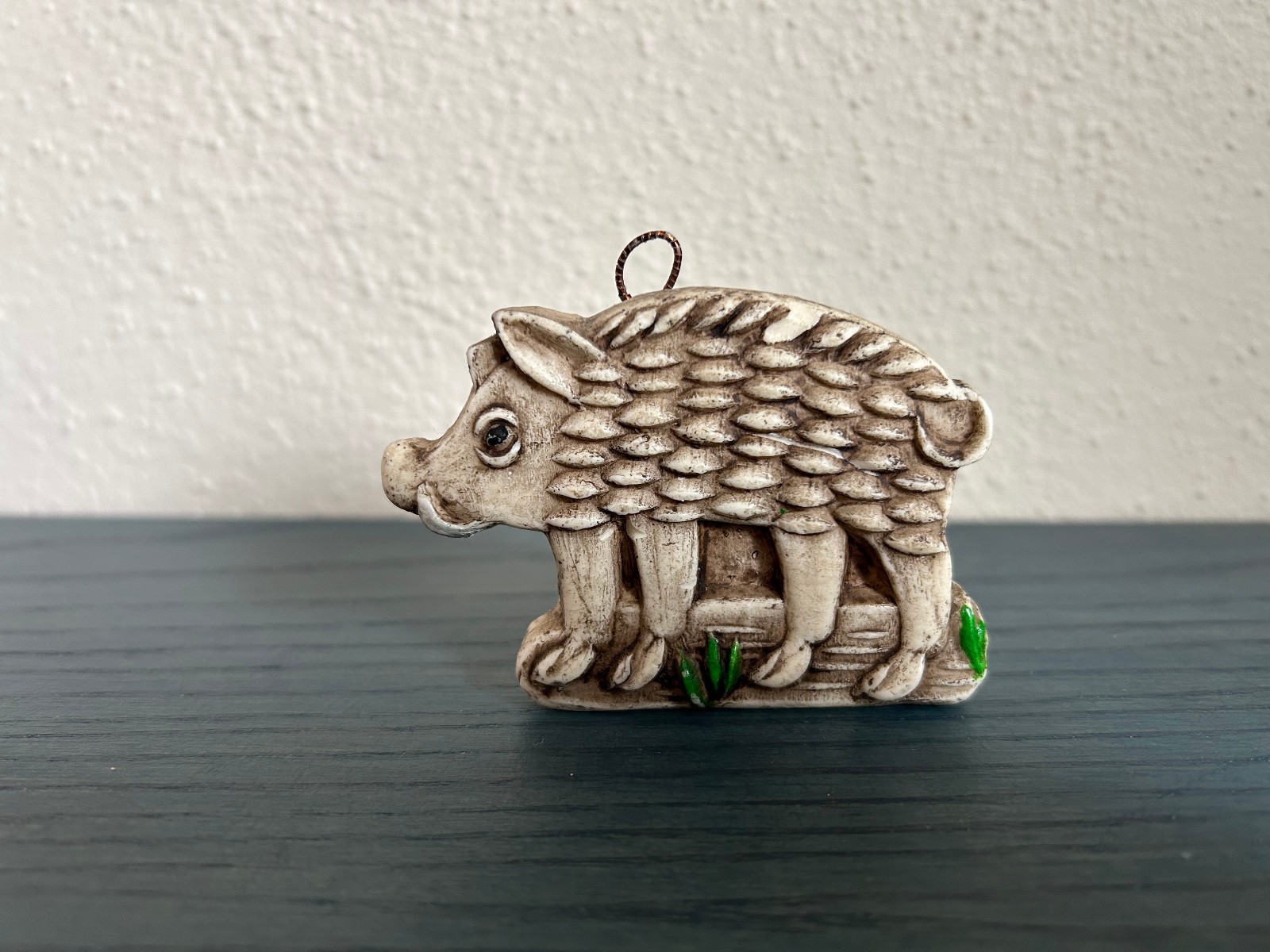 Vintage Hand-Crafted Wild Boar Figurine Ornament Folk Art Farmhouse Artisan Vintage Hand-Crafted Wild Boar Figurine Ornament Folk Art Farmhouse Artisan