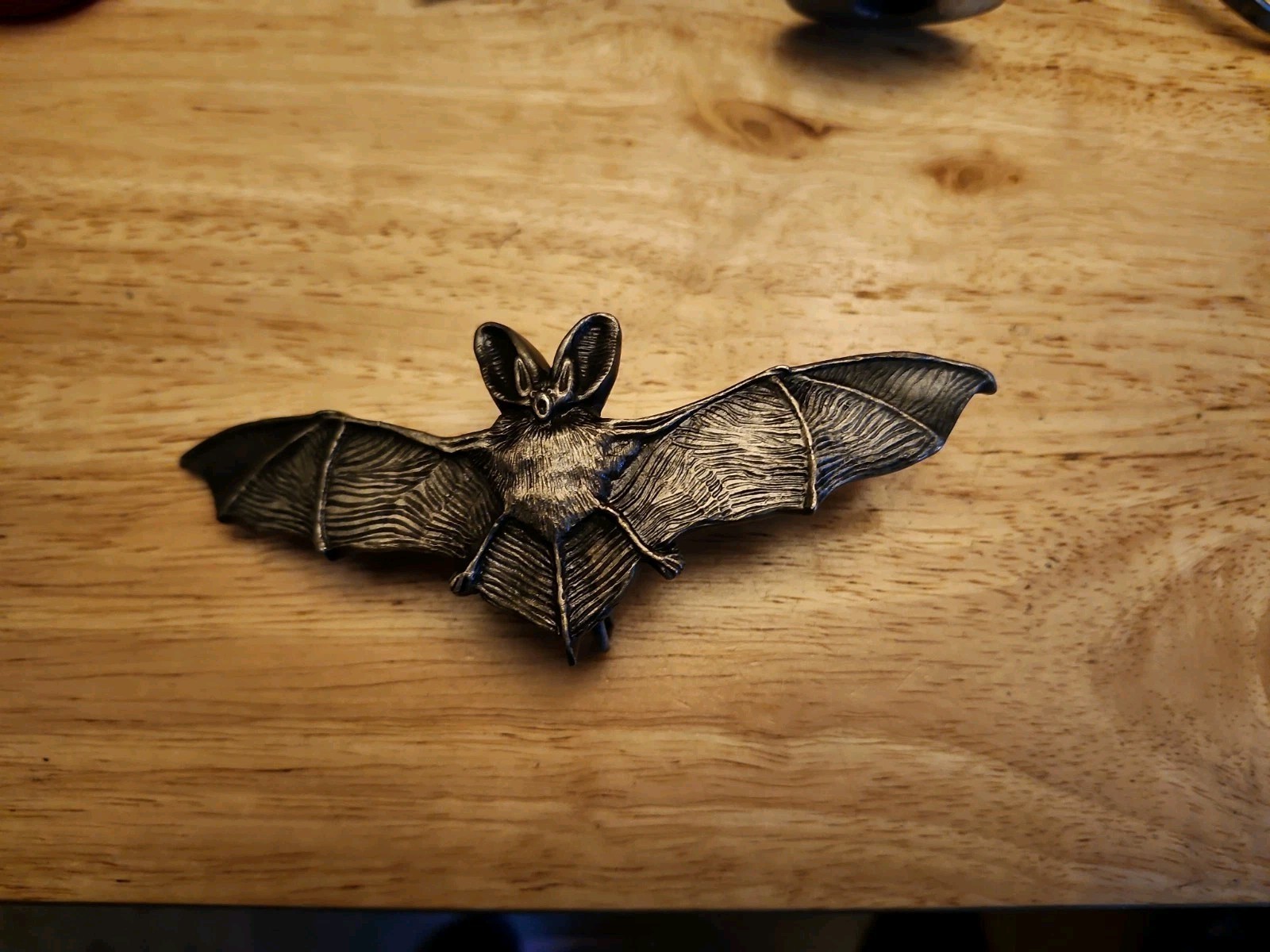 Vintage Gothic VAMPIRE BAT Belt Buckle Marked 1978 Indiana Metal 5 ” Long Vintage Gothic VAMPIRE BAT Belt Buckle Marked 1978 Indiana Metal 5 ” Long