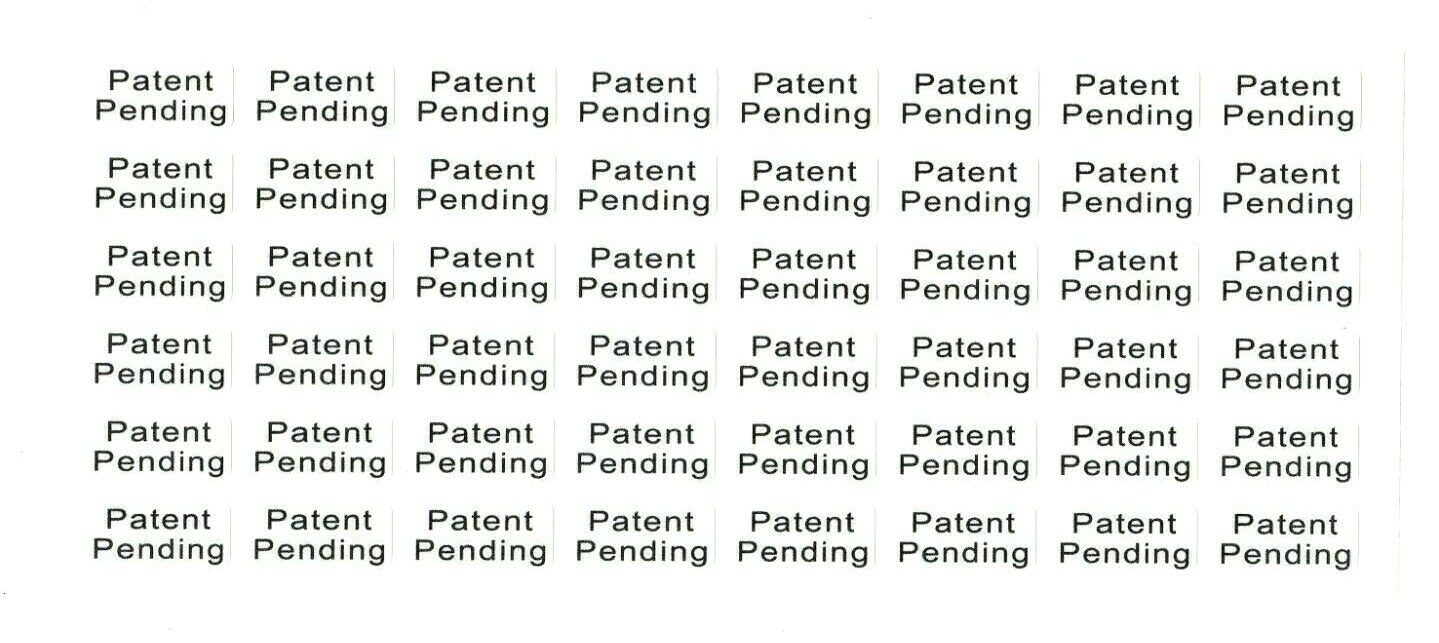 Patent Pending Stickers | White | size 1 Patent Pending Stickers | White | size 1