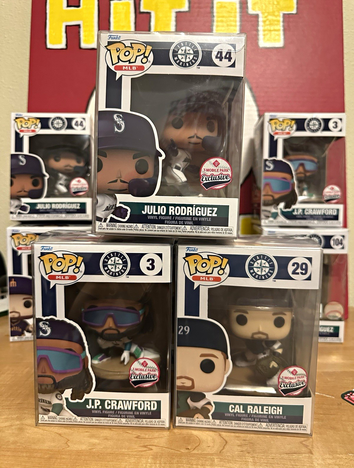 Funko Pop MLB Seattle Mariners 3-Pack Vinyl Figures T-Mobile Park Exclusive Funko Pop MLB Seattle Mariners 3-Pack Vinyl Figures T-Mobile Park Exclusive
