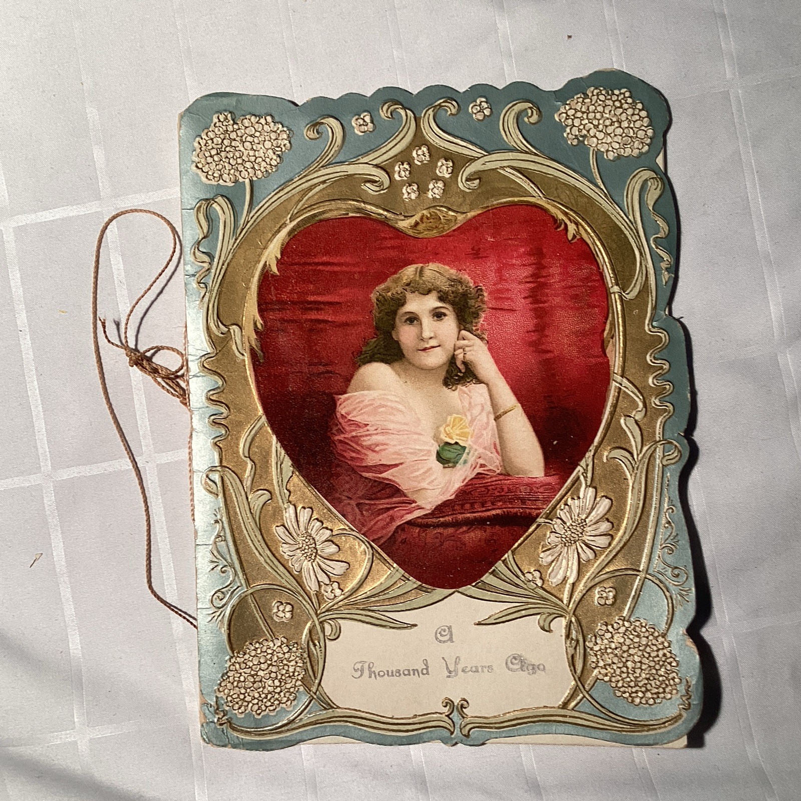 Vintage Folding Greeting Card “A Thousand Years Ago” Victorian Vintage Folding Greeting Card “A Thousand Years Ago” Victorian
