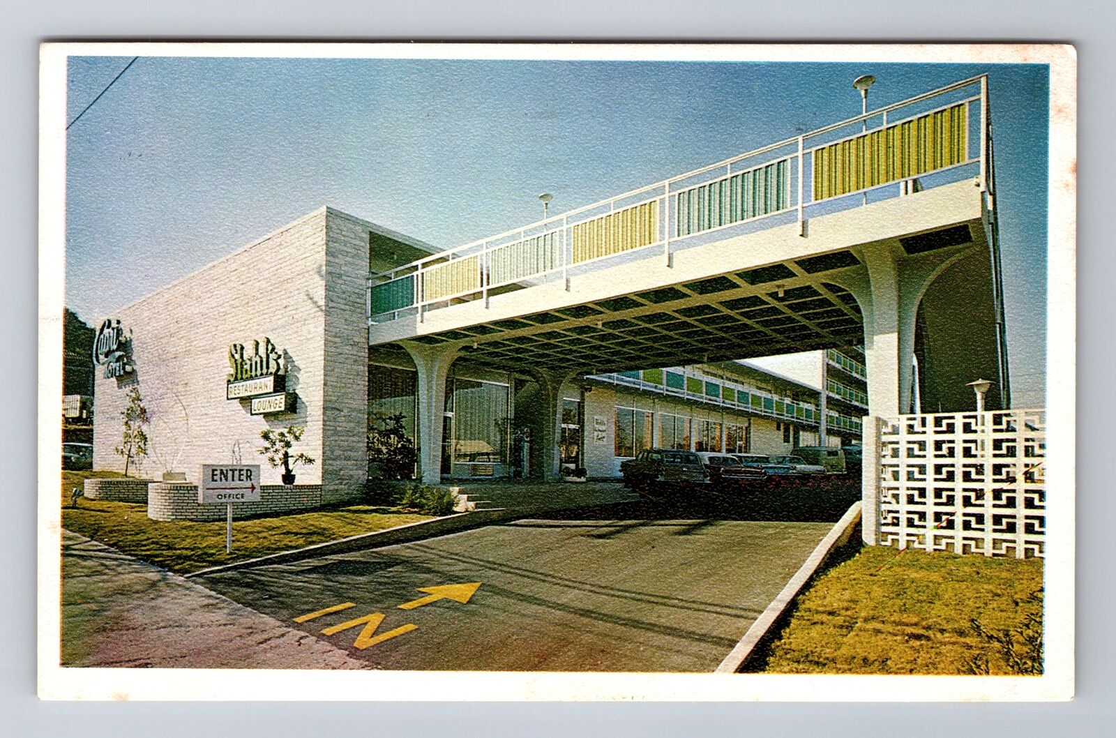 Atlanta GA-Georgia, Capri Motel Advertising, Antique, Vintage Postcard