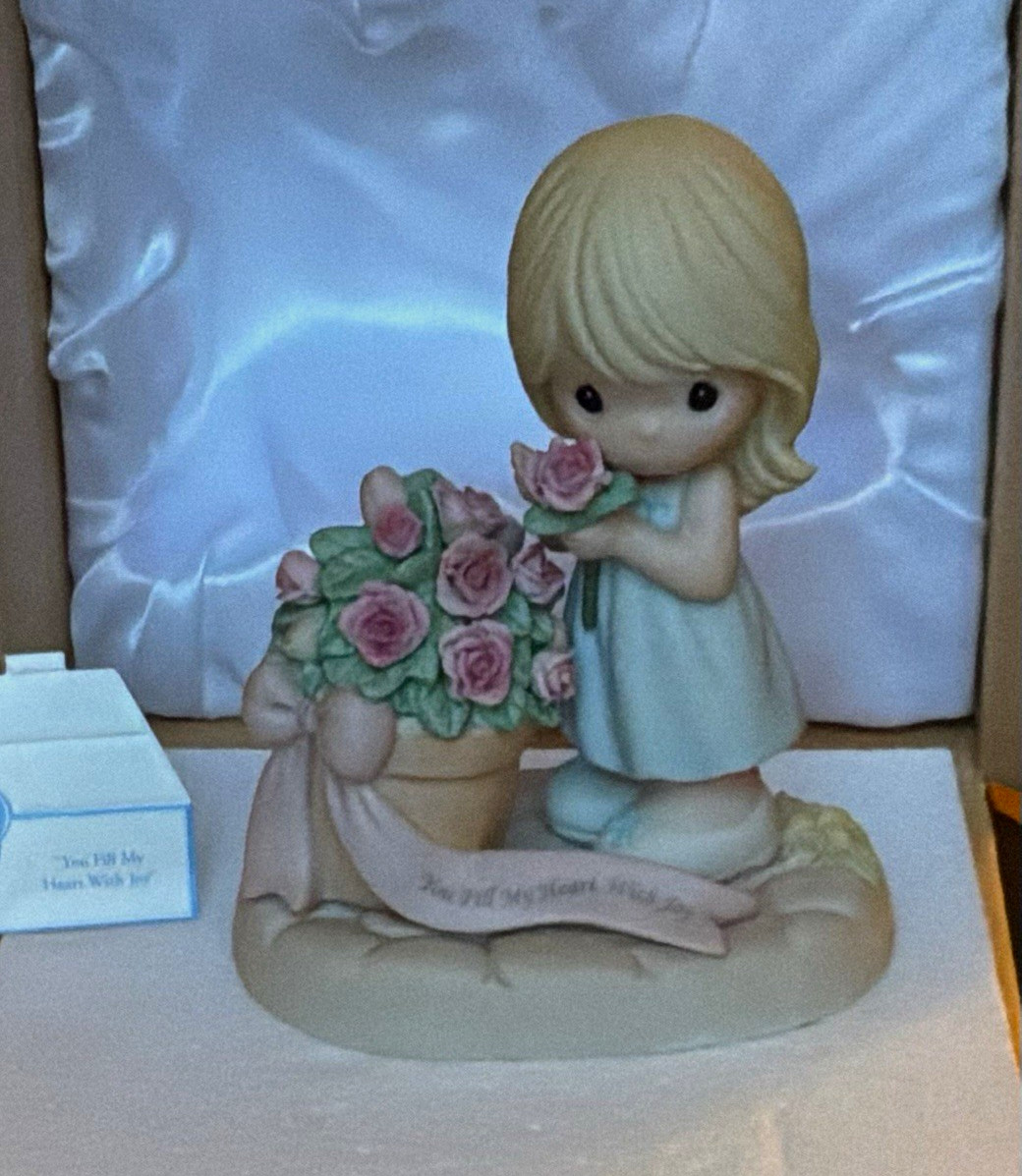 Precious Moments 830004 “You Fill My Heart With Joy” Porcelain - Mint Cond w/Box Precious Moments 830004 “You Fill My Heart With Joy” Porcelain - Mint Cond w/Box