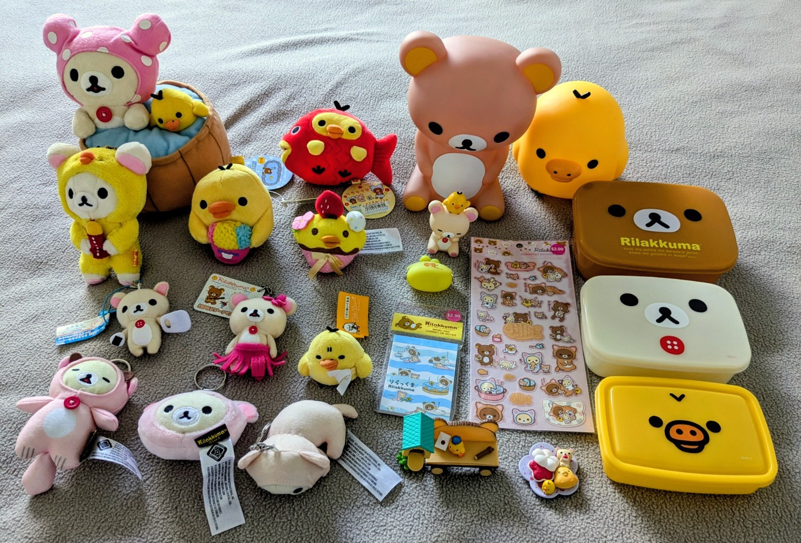 *Rare Lot* San-X Rilakkuma Japan Plush, Figures, Stationery & More - 20+ Items