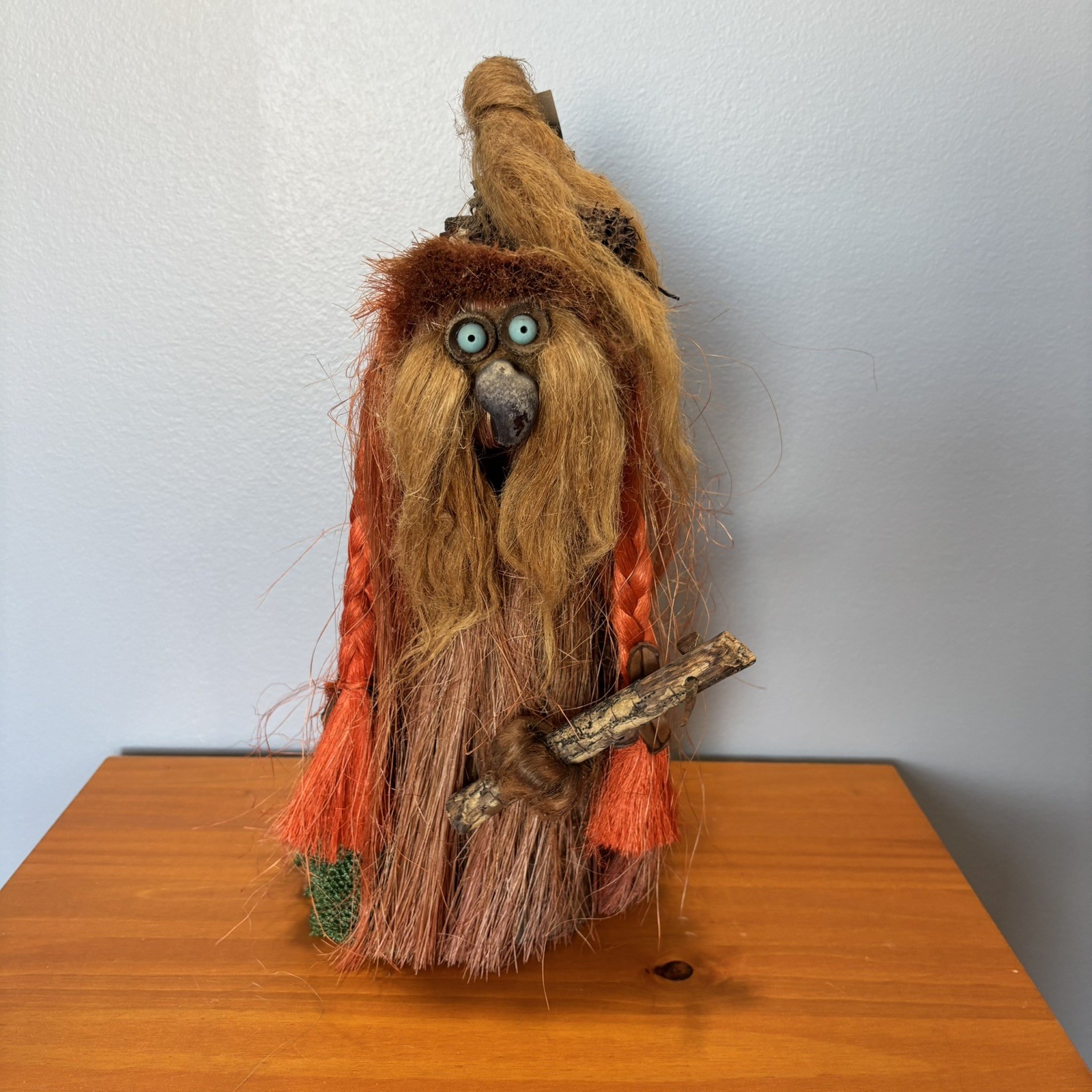 Vintage Ken Arensbak Prospector Troll 16in Folk Art Curiosity Oddity Wood Decor Vintage Ken Arensbak Prospector Troll 16in Folk Art Curiosity Oddity Wood Decor
