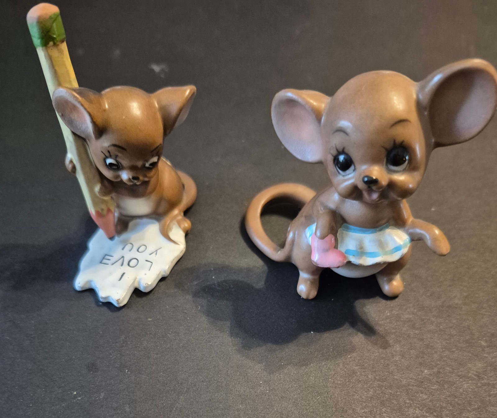 2 Vintage Joseph Originals Mice Mouse figurine lot 2 Vintage Joseph Originals Mice Mouse figurine lot