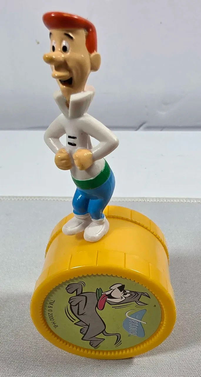 Vintage 2000 Hanna-Barbera The Jetsons George Jetson Rolling Base Collectible Vintage 2000 Hanna-Barbera The Jetsons George Jetson Rolling Base Collectible