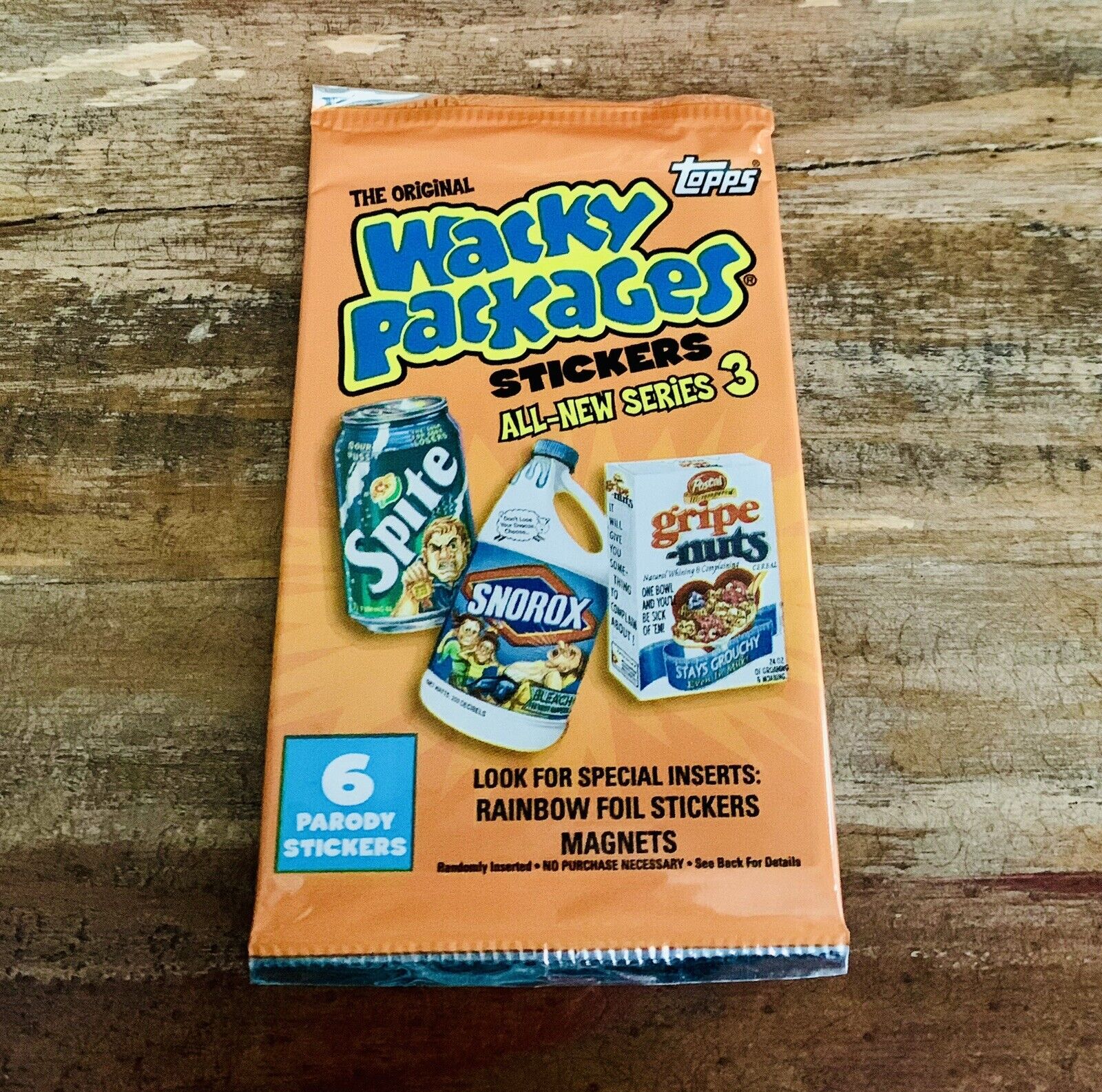 2006 TOPPS WACKY PACKAGES ALL-NEW SERIES 3 SEALED STICKERS PACK