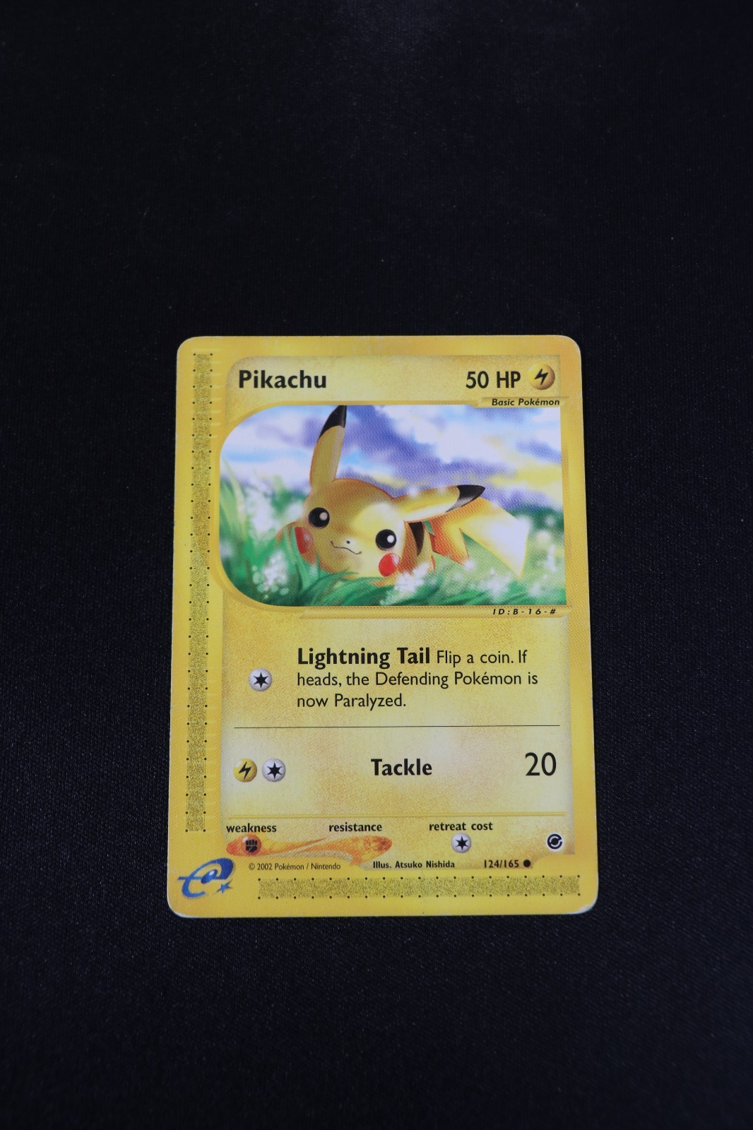 2002 Pokemon E-Series Expedition Card: Pikachu - Non Holo (124/165) - HP 2002 Pokemon E-Series Expedition Card: Pikachu - Non Holo (124/165) - HP