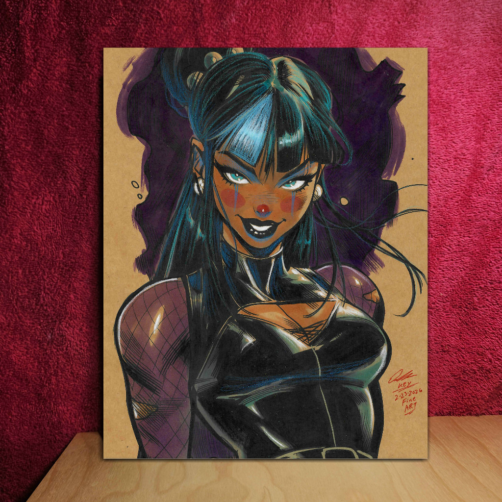 Punchline Absolute Batman Color Illustration MM Fine Art Print 8.5x11 - Keyeske