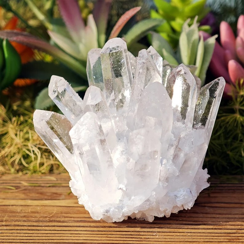 300G+ Rare Large Clear White Quartz Crystal Healing Cluster Mineral Rocks Decor 300G+ Rare Large Clear White Quartz Crystal Healing Cluster Mineral Rocks Decor