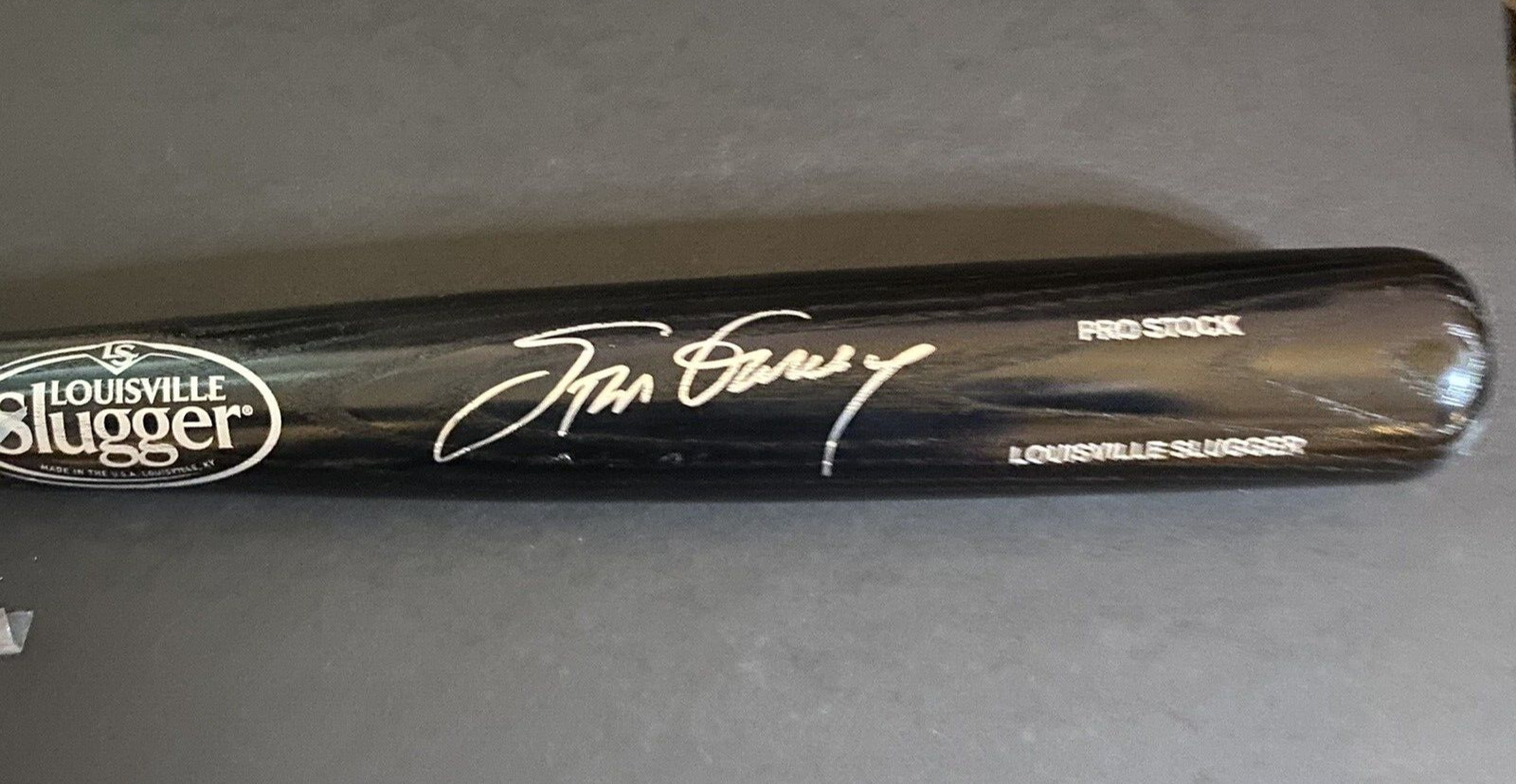 Steve Garvey Autographed Louisville Slugger Black Baseball Bat Beckett COA