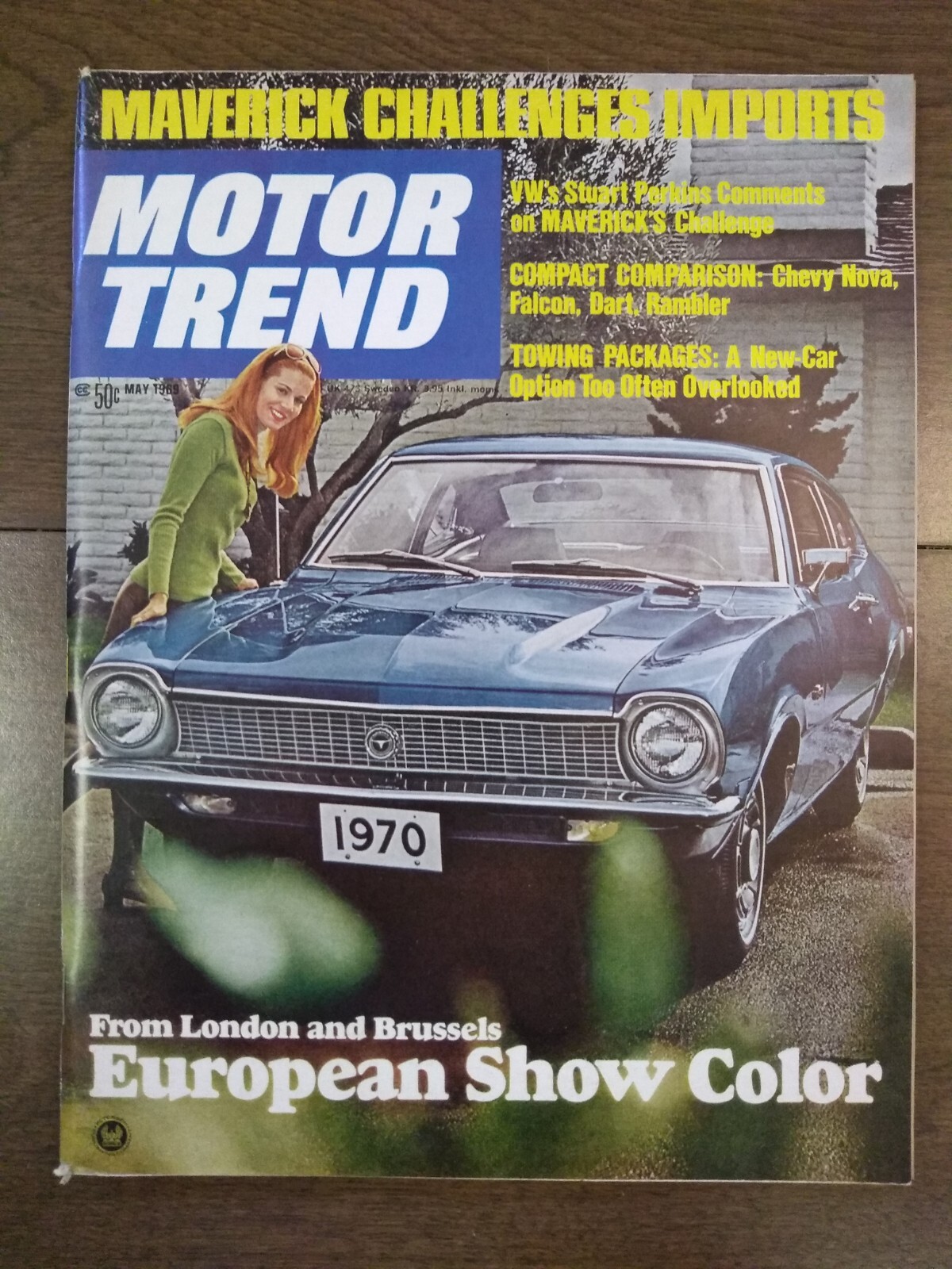 Motor Trend Magazine May 1969 Stuart Perkins Chevy Nova Maverick Motor Trend Magazine May 1969 Stuart Perkins Chevy Nova Maverick