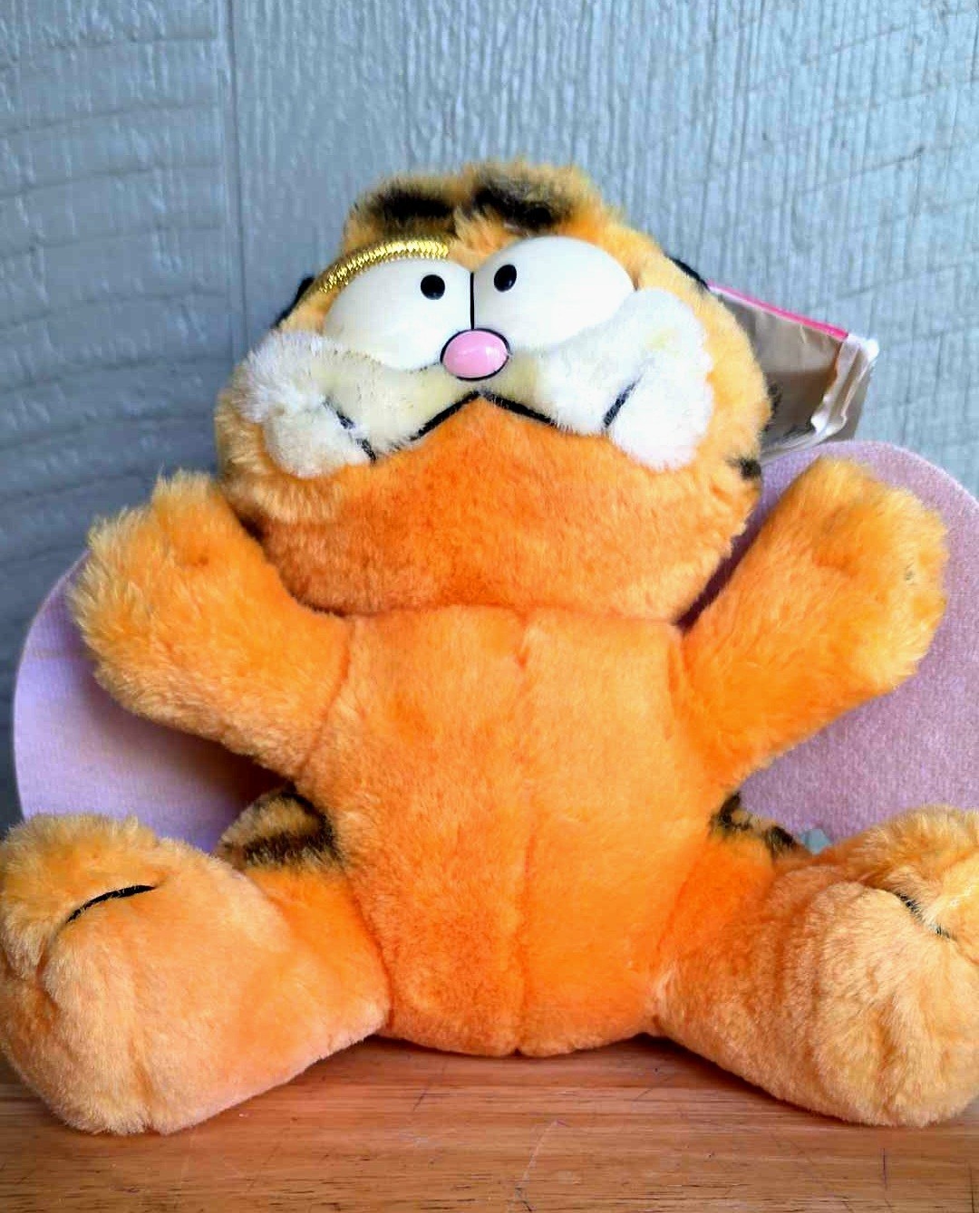 Vintage 1980s Garfield Toy Lot (6) Dakin Angel Plush PVC Figures Odie Vintage 1980s Garfield Toy Lot (6) Dakin Angel Plush PVC Figures Odie