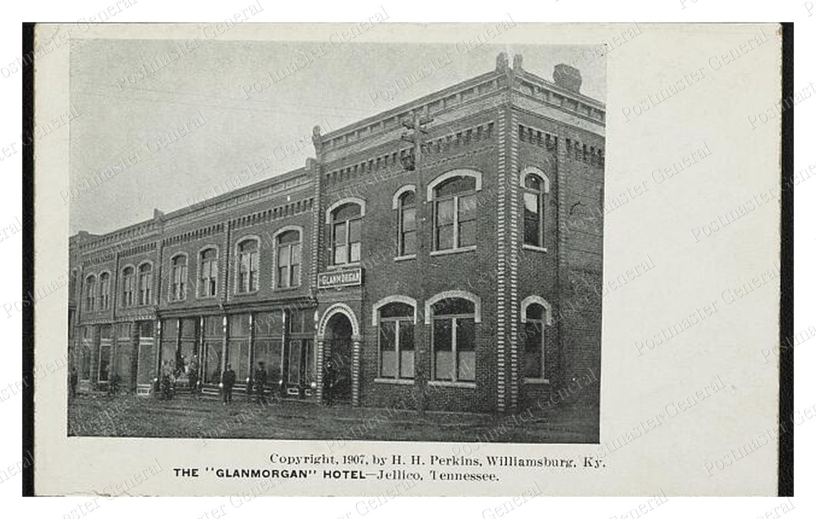 Jellico Tennessee Glanmorgan Hotel Standard Postcard COPY RPPC Jellico Tennessee Glanmorgan Hotel Standard Postcard COPY RPPC