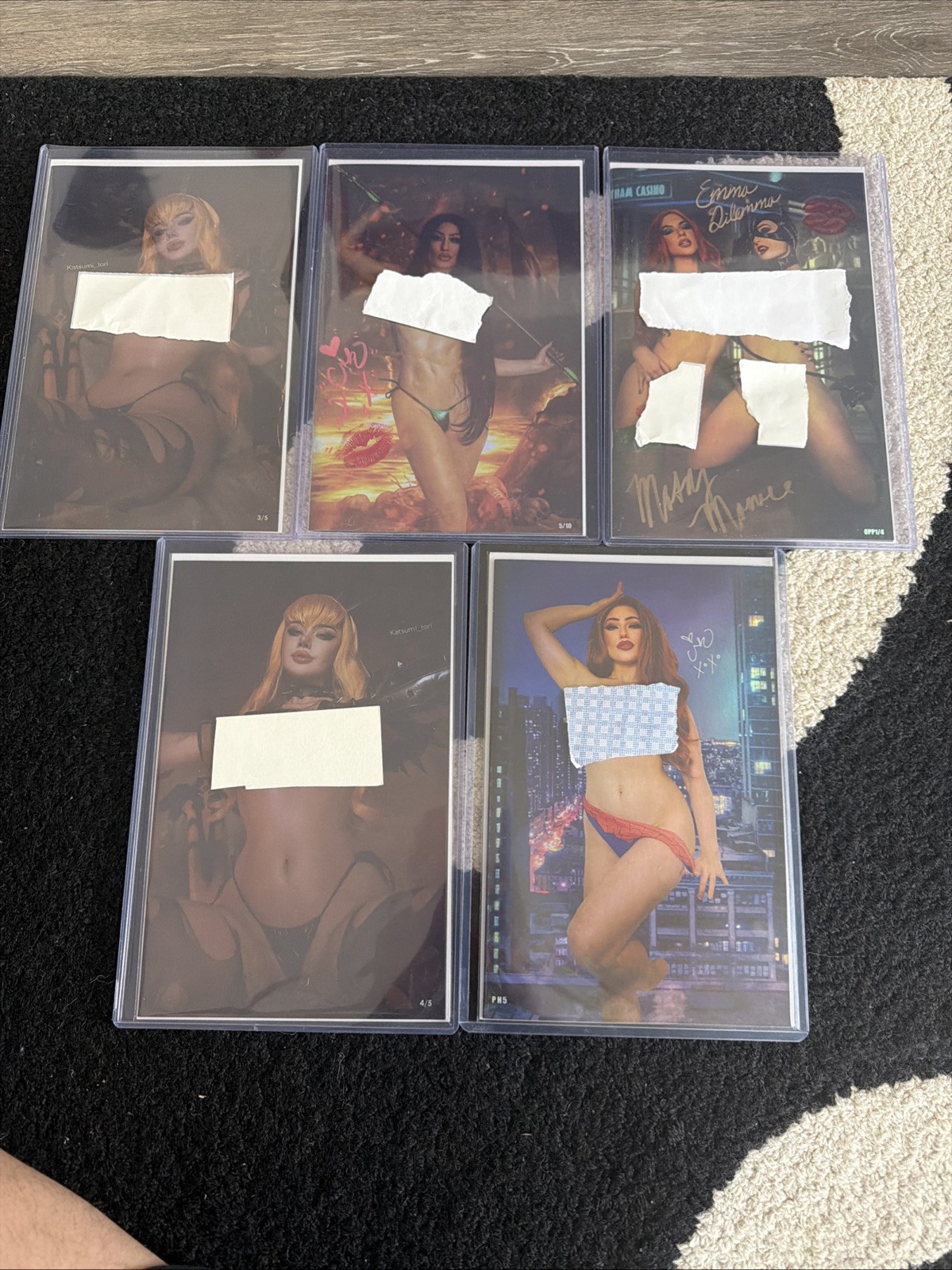 Rachie, Motley, Emma, & Katsumi Cosplay Foil Bundle Rachie, Motley, Emma, & Katsumi Cosplay Foil Bundle