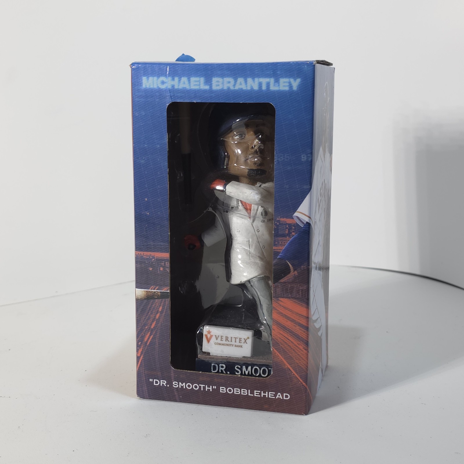 Michael Brantley Houston Astros Dr Smooth 2022 SGA Bobblehead New In Box Veritex Michael Brantley Houston Astros Dr Smooth 2022 SGA Bobblehead New In Box Veritex