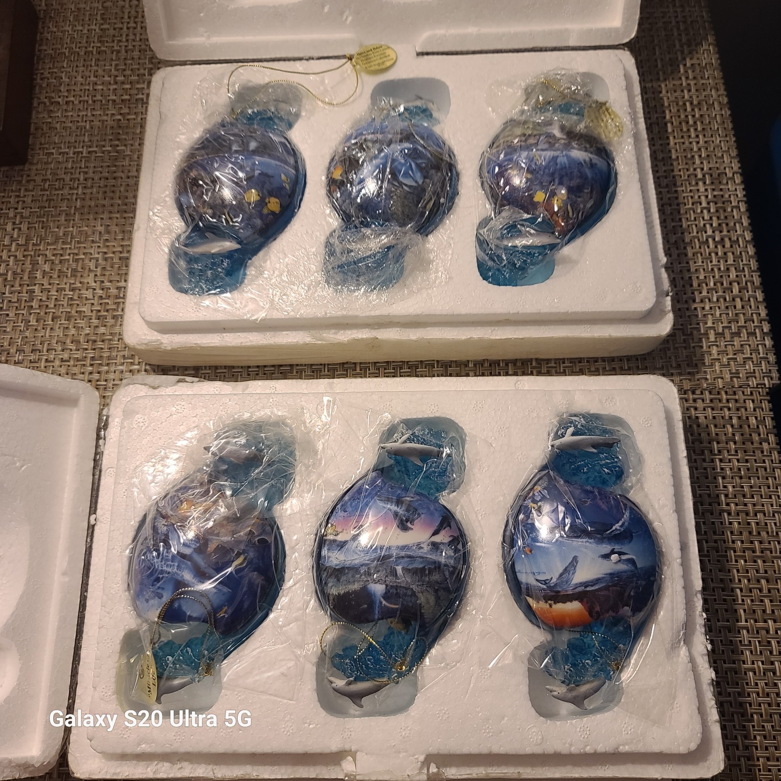 The Bradford Exchange Set Of 6 Above And Below Porcelain Ornaments The Bradford Exchange Set Of 6 Above And Below Porcelain Ornaments