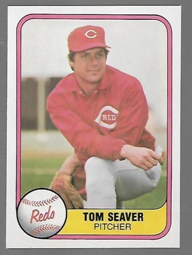 1981 TOM SEAVER FLEER VINTAGE BASEBALL CARD $$ 1981 TOM SEAVER FLEER VINTAGE BASEBALL CARD $$