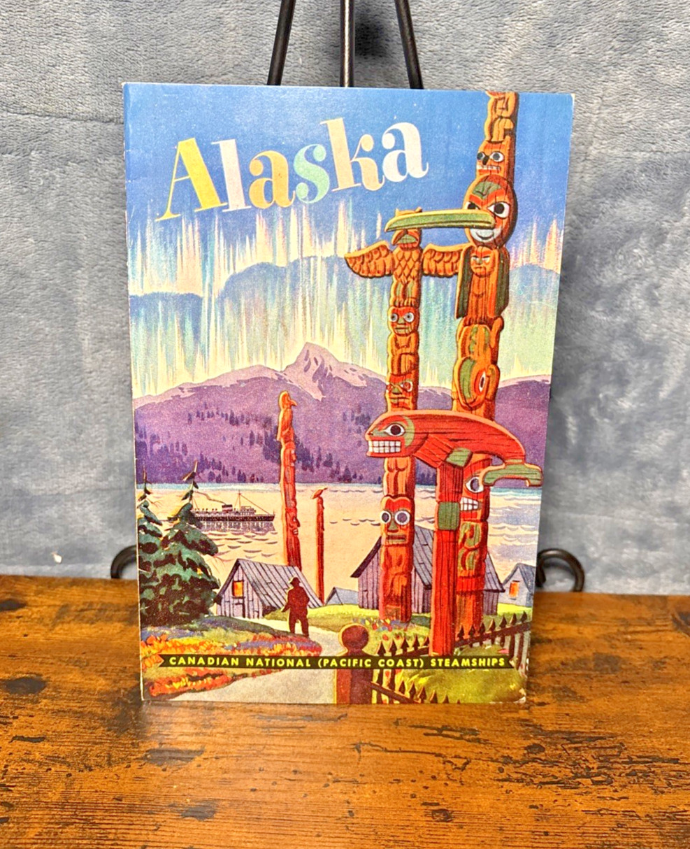 1952 Canadian National Steamships Alaska Cruise Menu