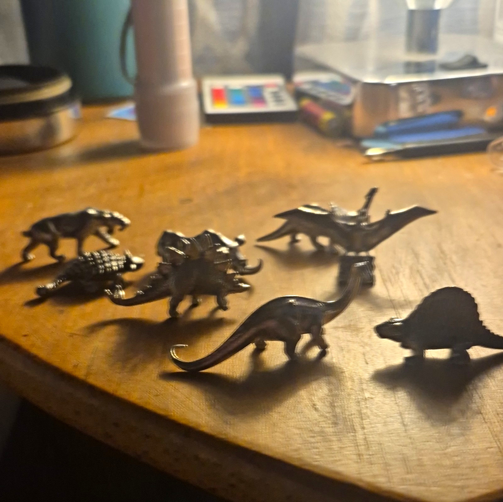 Mini Dinosaur Figurine Lot of 6 - Triceratops, Pteranodon & More Mini Dinosaur Figurine Lot of 6 - Triceratops, Pteranodon & More