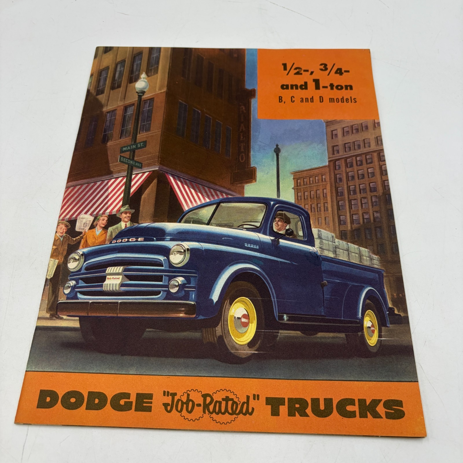 Vintage 1952 Dodge B C D Model 1/2 & 3/4 Ton Truck Brochure Pickup Panel Stake Vintage 1952 Dodge B C D Model 1/2 & 3/4 Ton Truck Brochure Pickup Panel Stake