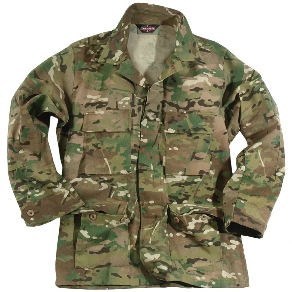 Tru-Spec BDU Shirt 50/50 Nyco Ripstop MULTICAM Camo MEDIUM REGULAR - BRAND NEW