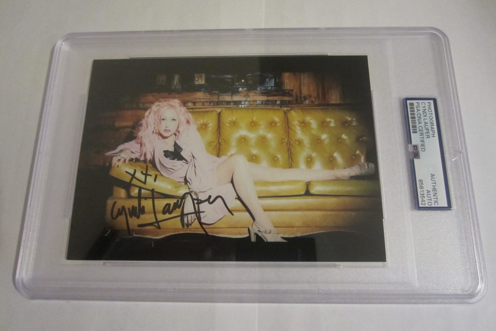 Cyndi Lauper signed autographed 5x7 photo PSA authentic True Colors She Bop Cyndi Lauper signed autographed 5x7 photo PSA authentic True Colors She Bop