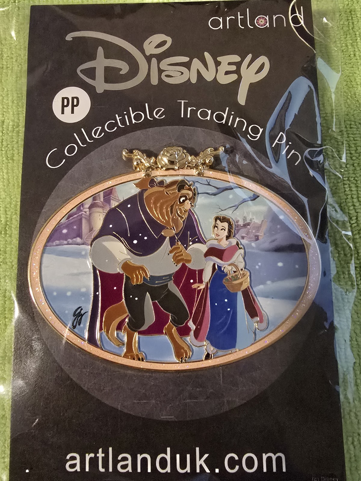 Artland Disney Beauty & The Beast Winter Limited Edition PP Of 20 Pin Artland Disney Beauty & The Beast Winter Limited Edition PP Of 20 Pin