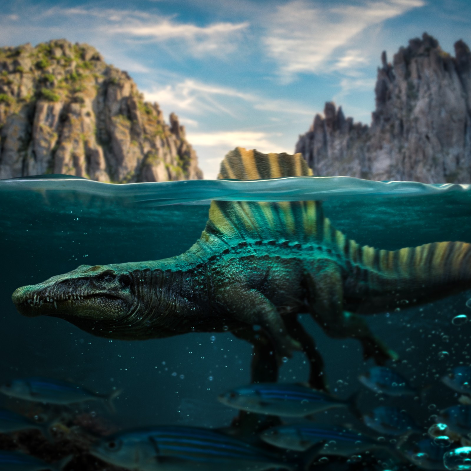 Iron Studios Jurassic World: Rebirth Statue Spinosaurus