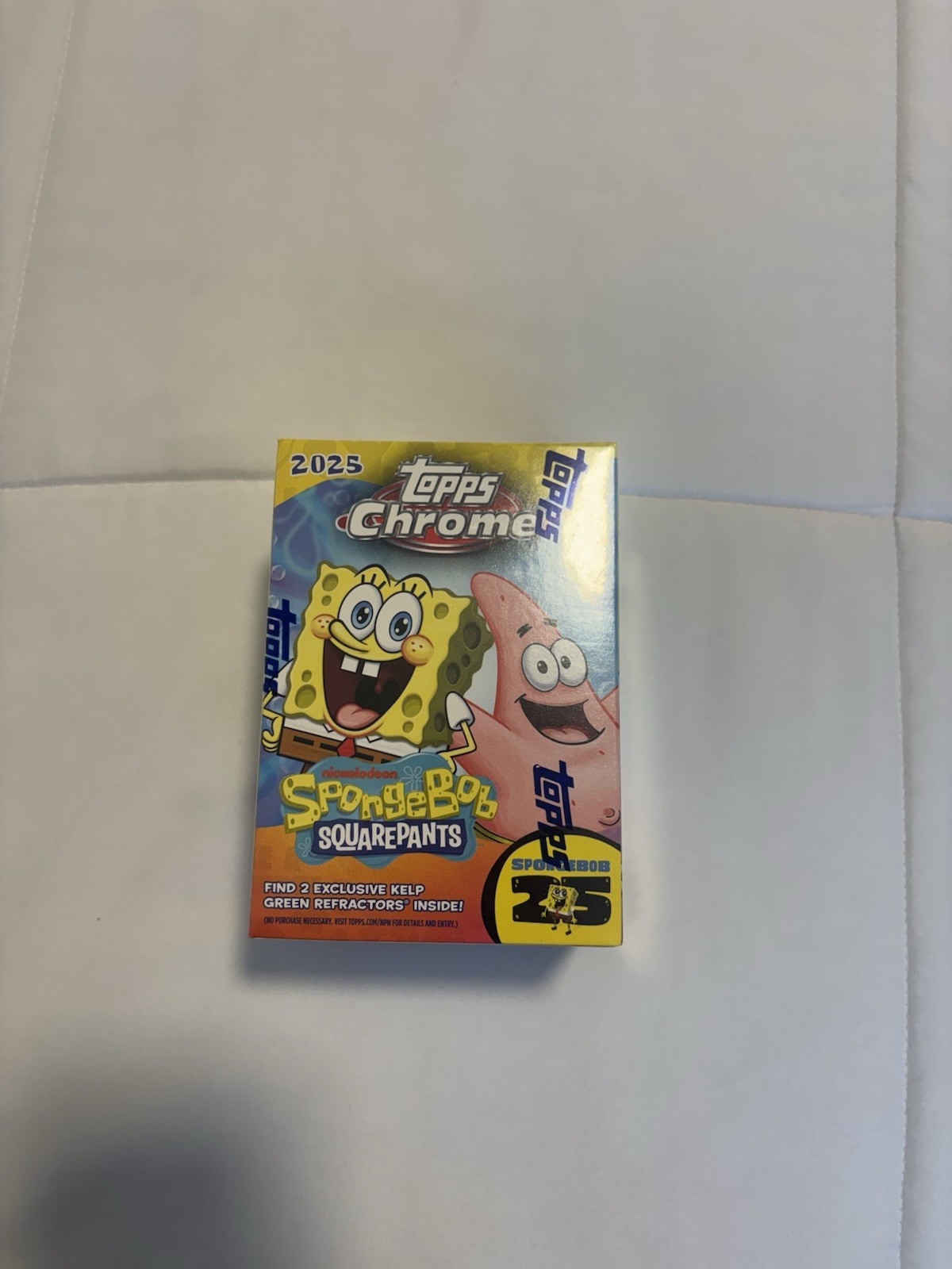 2025 Topps Chrome SpongeBob 25th Anniversary Value Box Blaster Factory Sealed 2025 Topps Chrome SpongeBob 25th Anniversary Value Box Blaster Factory Sealed