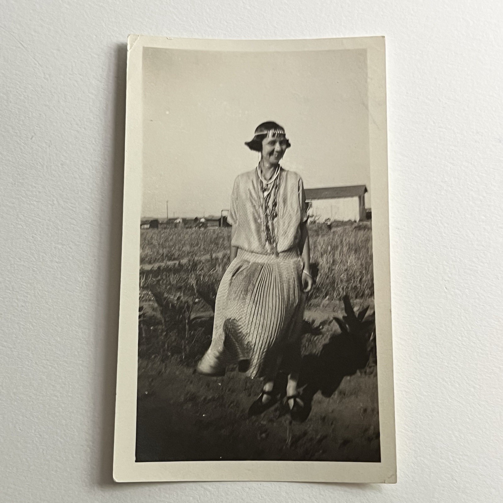 Antique Snapshot Photograph Beautiful Fashionable Young Woman Flapper Antique Snapshot Photograph Beautiful Fashionable Young Woman Flapper