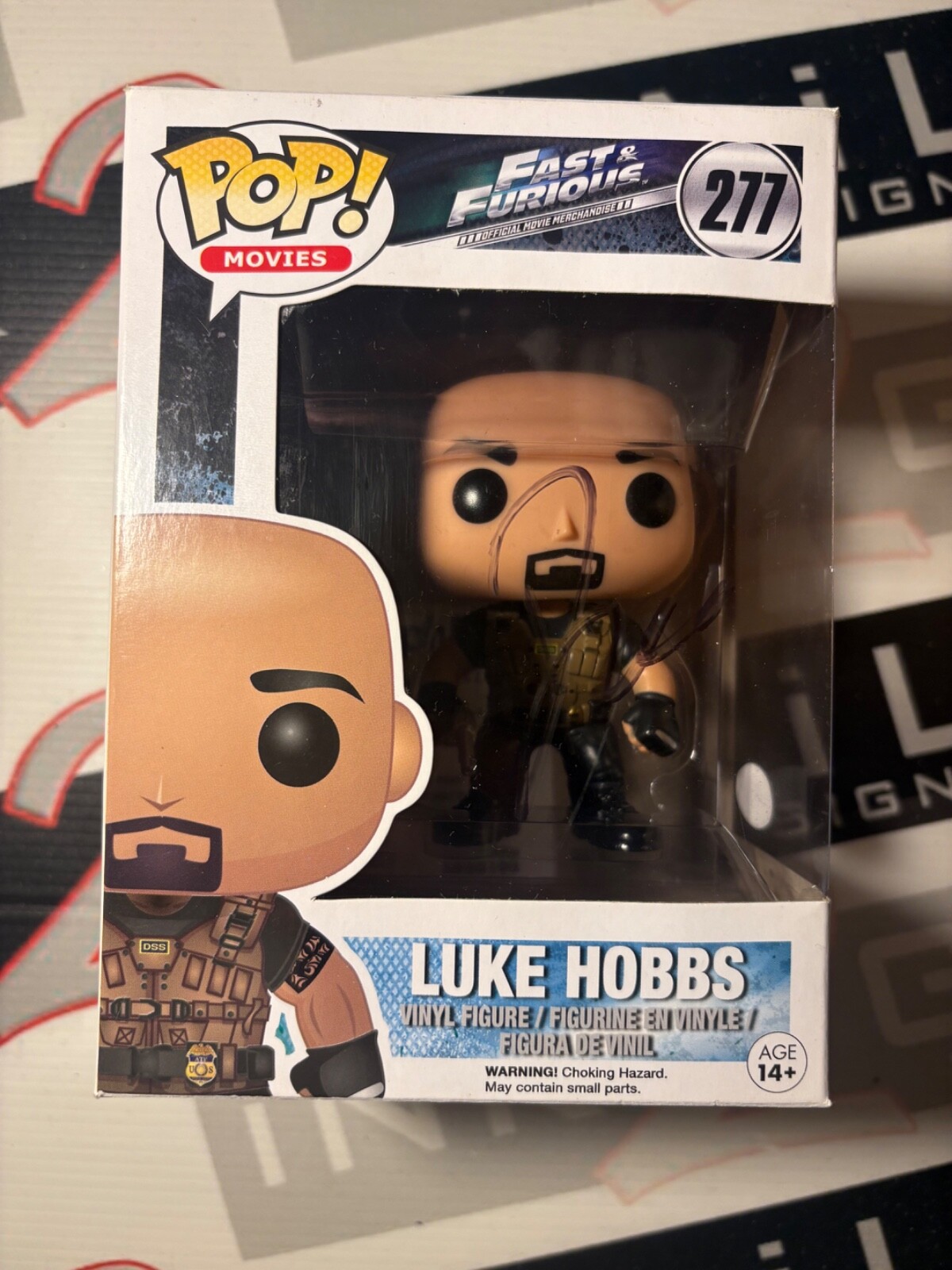 Dwayne The Rock Johnson Autograph Signed Luke Hobbs Funko Pop ACOA - Fast X Dwayne The Rock Johnson Autograph Signed Luke Hobbs Funko Pop ACOA - Fast X
