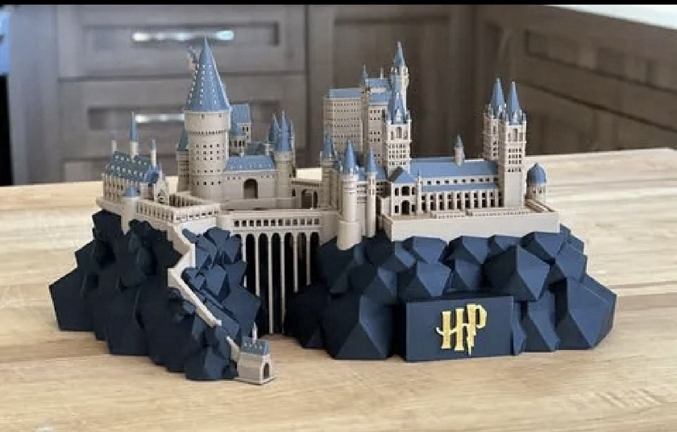 Harry Potter 3d Print Of Hogwarts Castle
