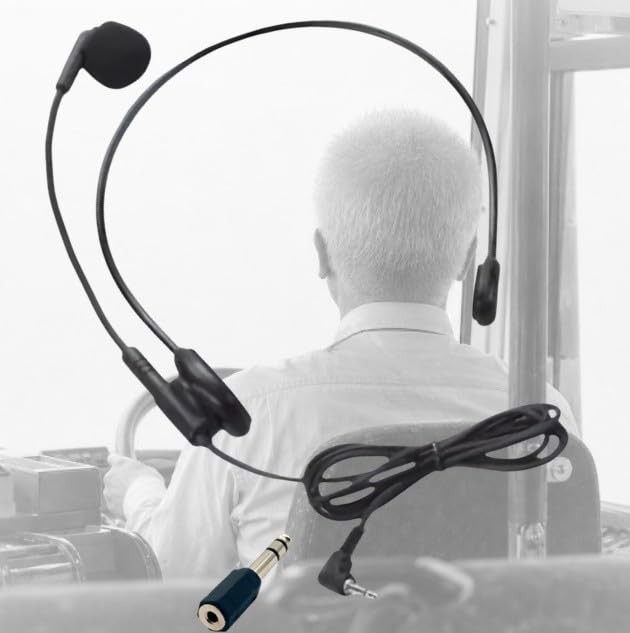 Bubulu Neckband Microphone Headset For Route Buses, Highway Buses, One-Man Oper_