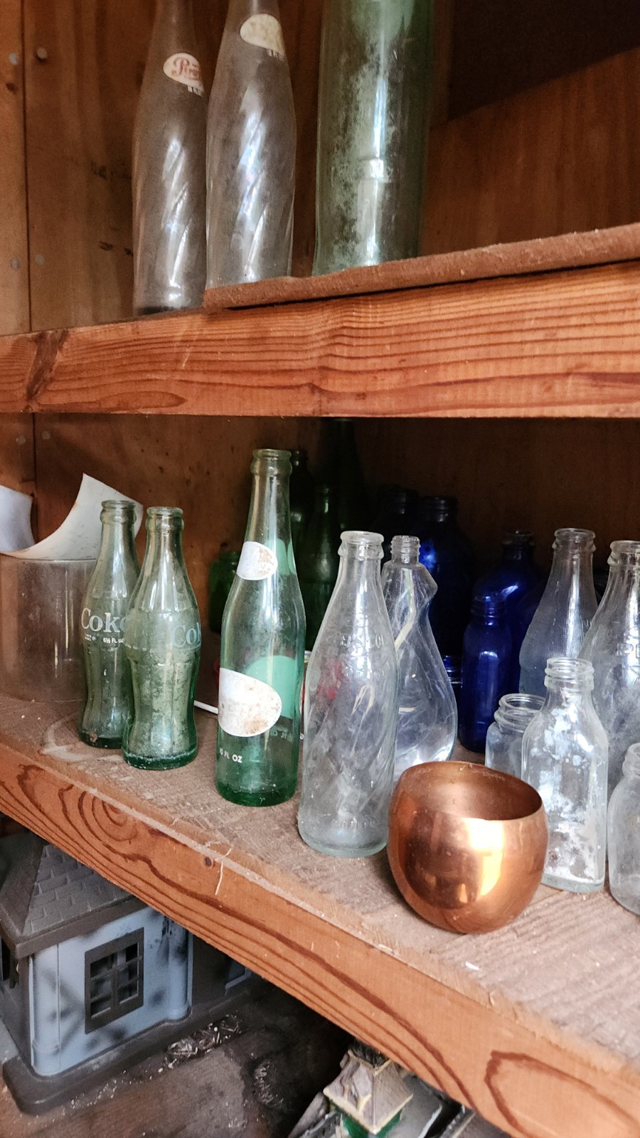 Vintage Glass Bottle Lot - 1920s On Up Vintage Glass Bottle Lot - 1920s On Up