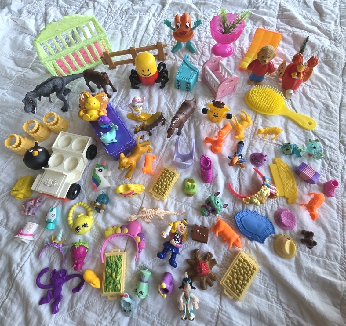 Vintage Junk Drawer Lot Of Small Toys- 74 Very Small Toy Lot Miscellaneous AS IS Vintage Junk Drawer Lot Of Small Toys- 74 Very Small Toy Lot Miscellaneous AS IS