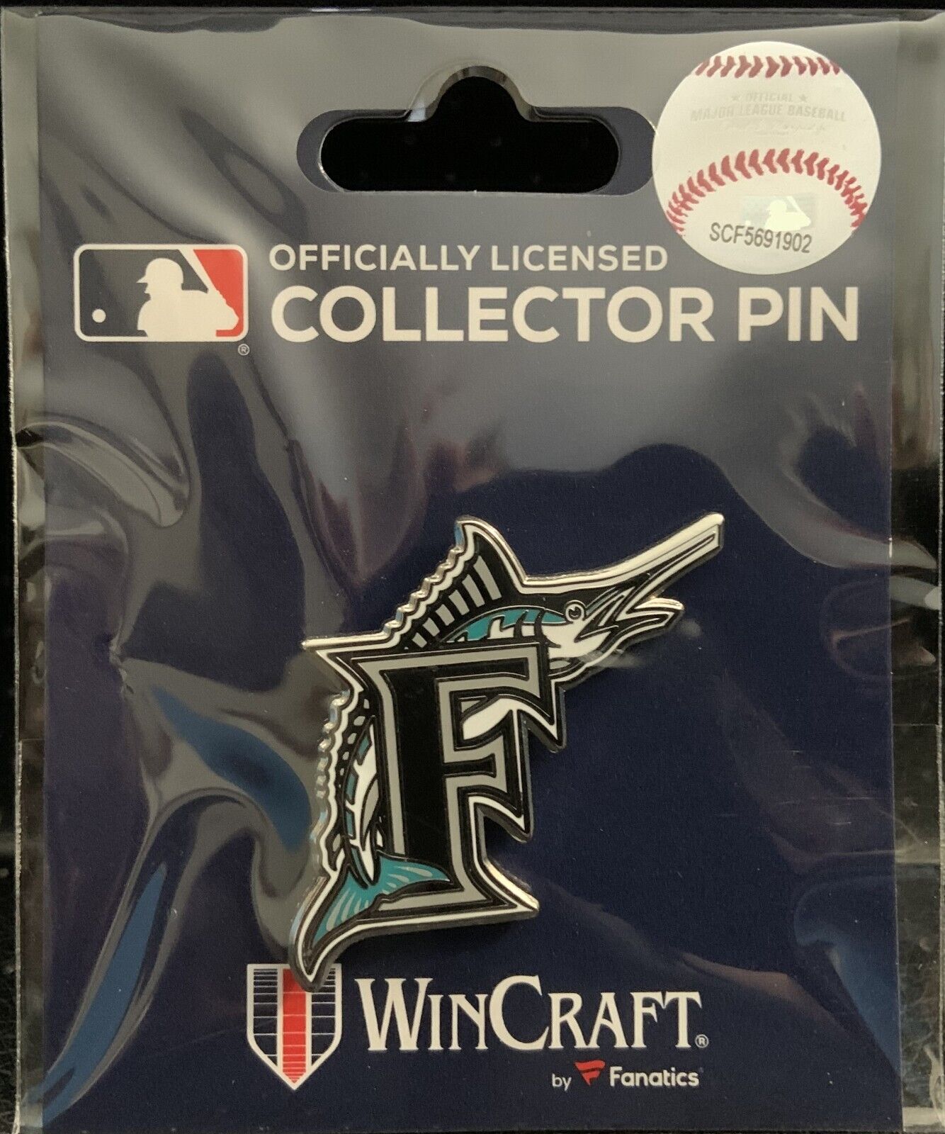 MIAMI MARLINS FLORIDA MARLINS COOPERSTOWN COLLECTOR PIN NEW WINCRAFT