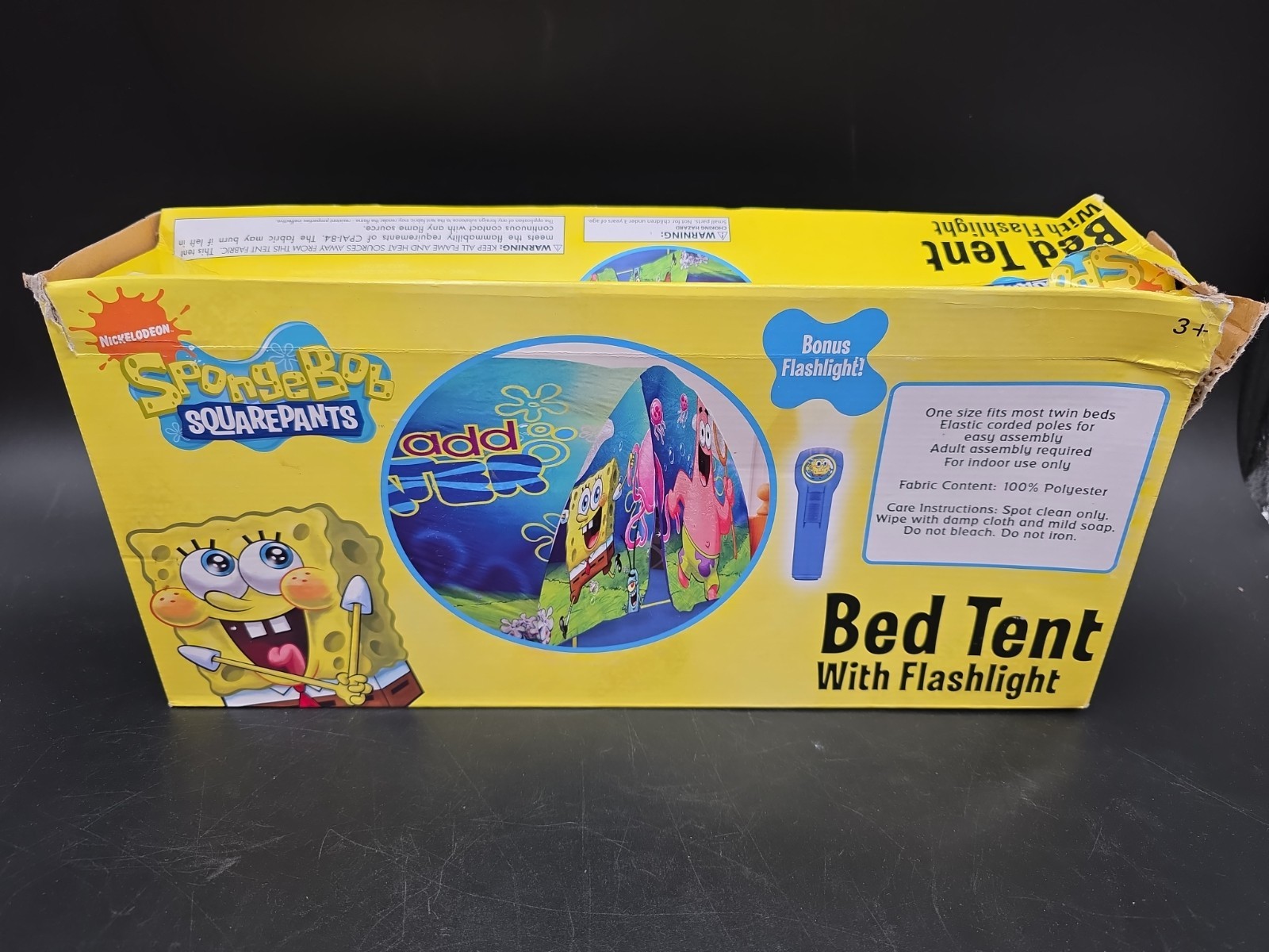 Vintage 2004 Spongebob SquarePants Twin Size Bed Tent Cover - VERY RARE Vintage 2004 Spongebob SquarePants Twin Size Bed Tent Cover - VERY RARE