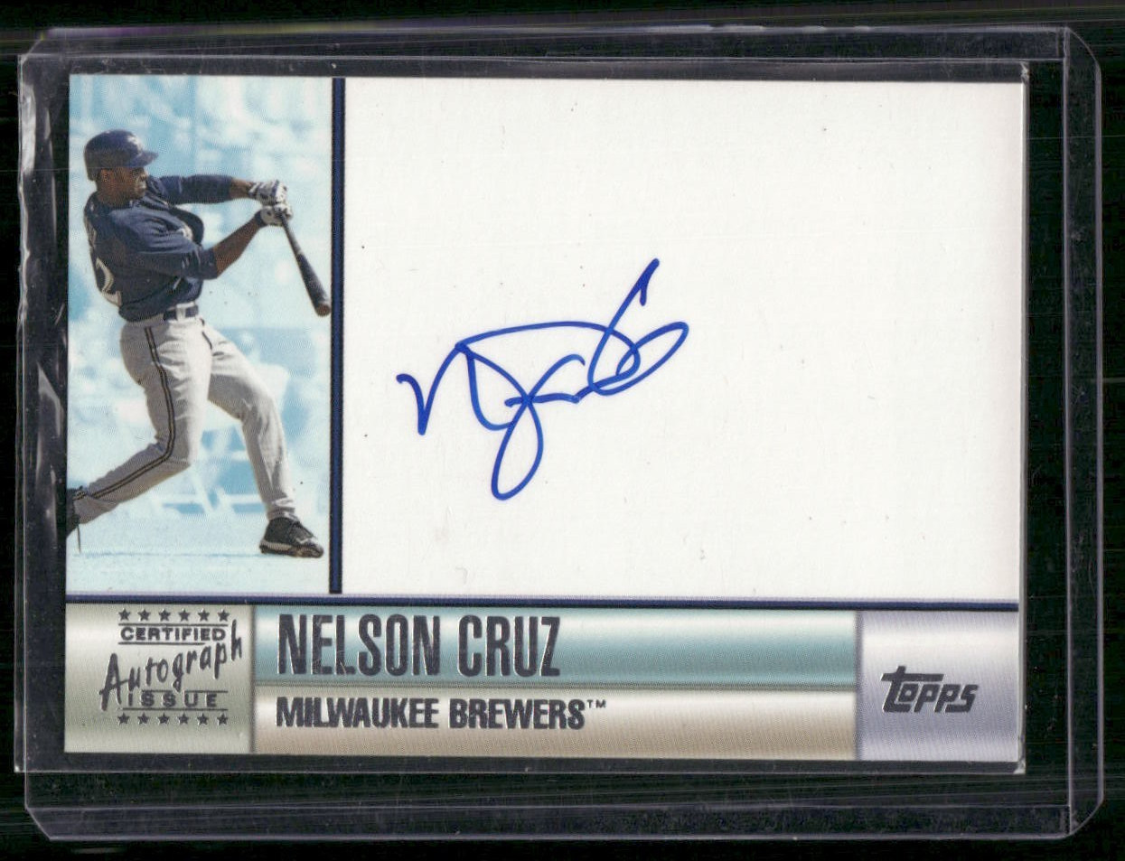 NELSON CRUZ 2006 Topps Rookie On Card Auto Autograph #TA-NC NELSON CRUZ 2006 Topps Rookie On Card Auto Autograph #TA-NC