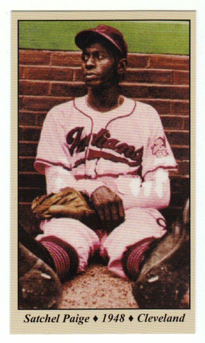 Satchel Paige Cleveland Indians rookie year / Tobacco Road #13 / 
