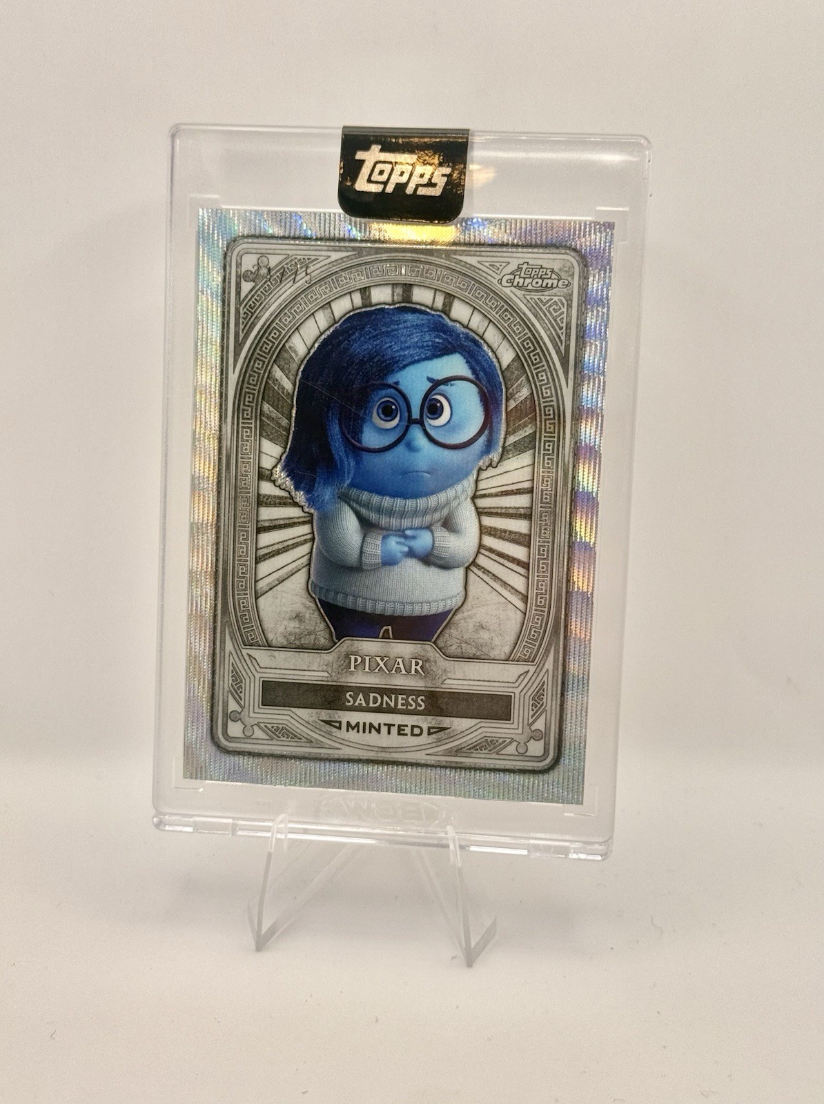 2025 Topps Disney Mint Inside Out Encased Sadness /75 2025 Topps Disney Mint Inside Out Encased Sadness /75