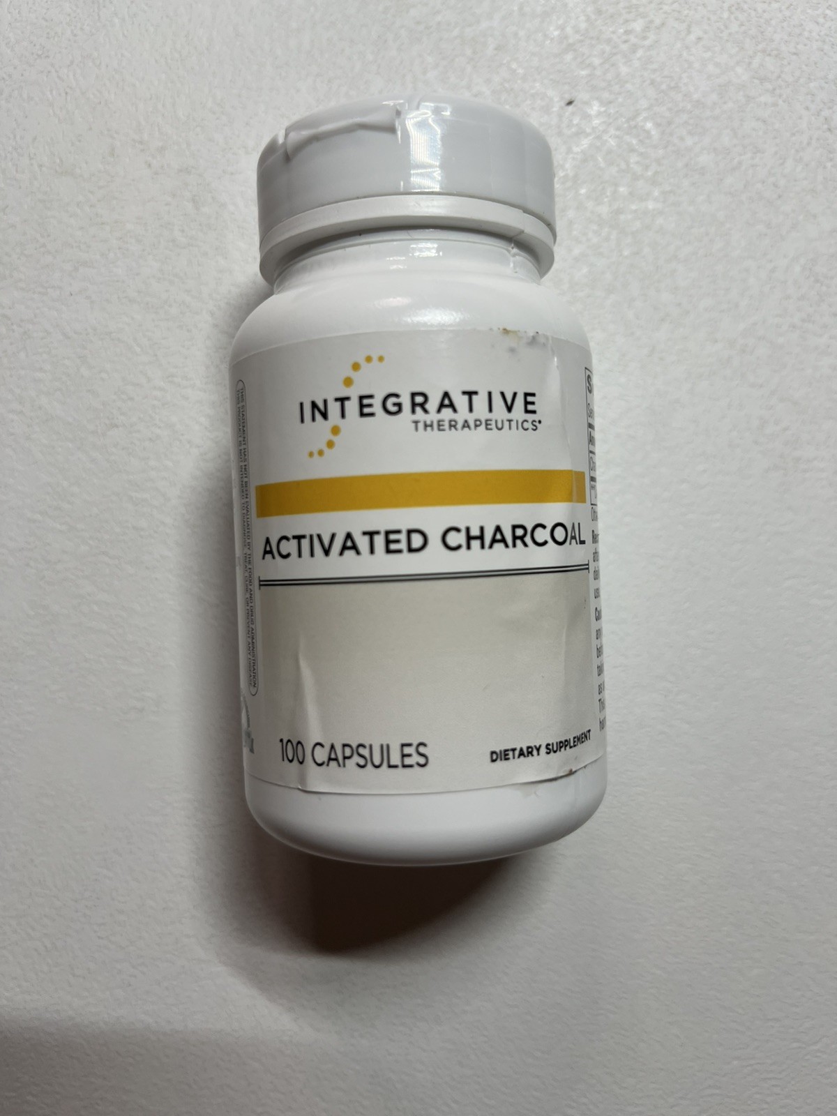 Activated Charcoal integrative therapeutics 2 Bottles X 100 Activated Charcoal integrative therapeutics 2 Bottles X 100