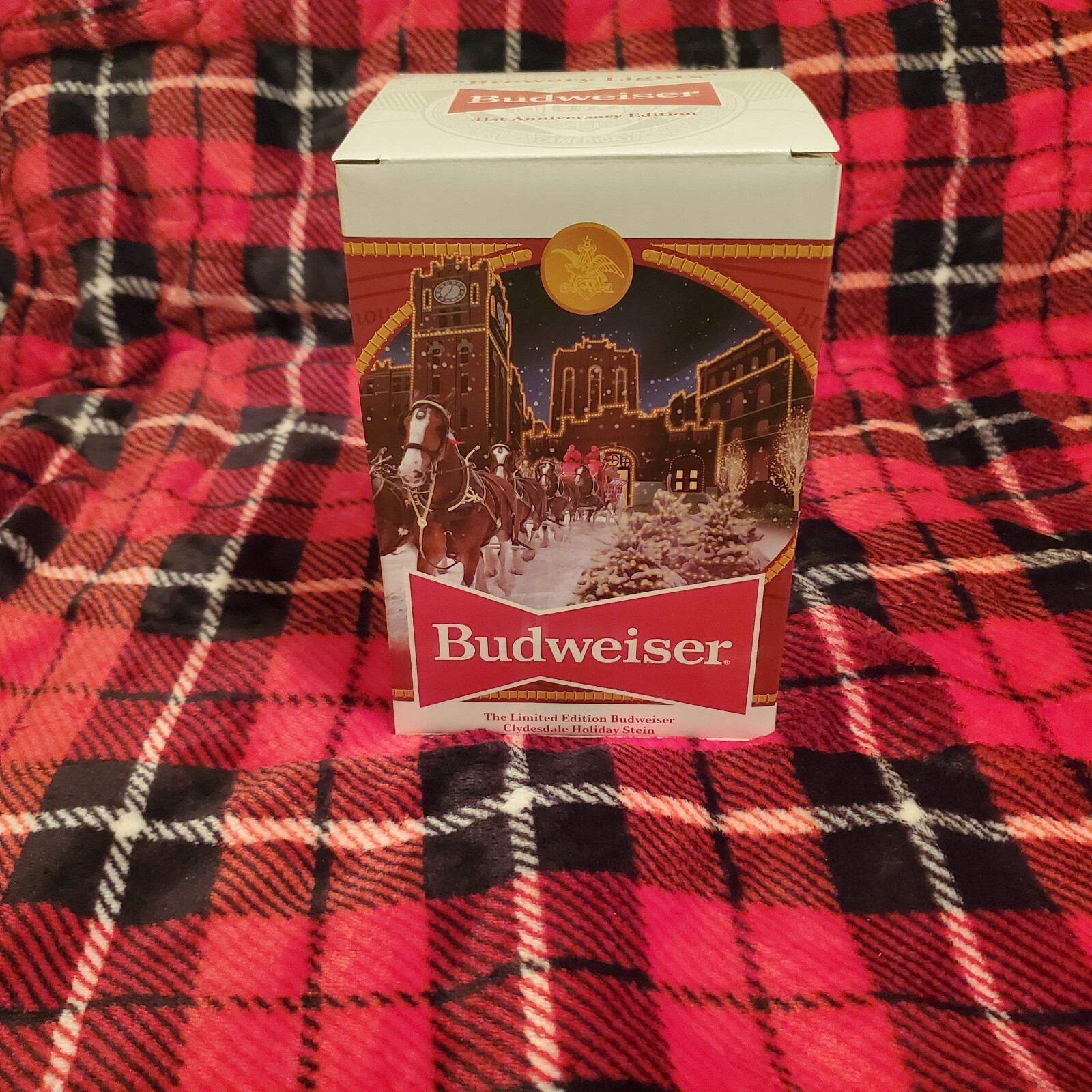 Budweiser 2020 Christmas Clydesdale Stein Budweiser 2020 Christmas Clydesdale Stein