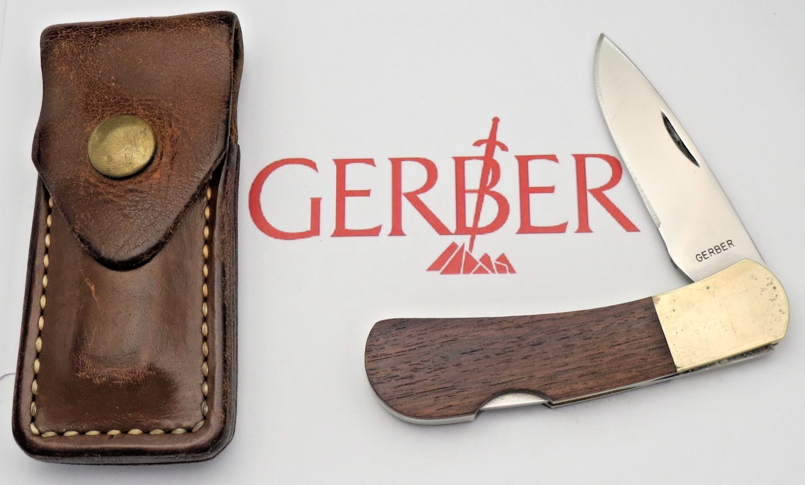 Vintage 1970's to 80's GERBER CLASSIC Lockback Knife - 440C Steel - Light Use