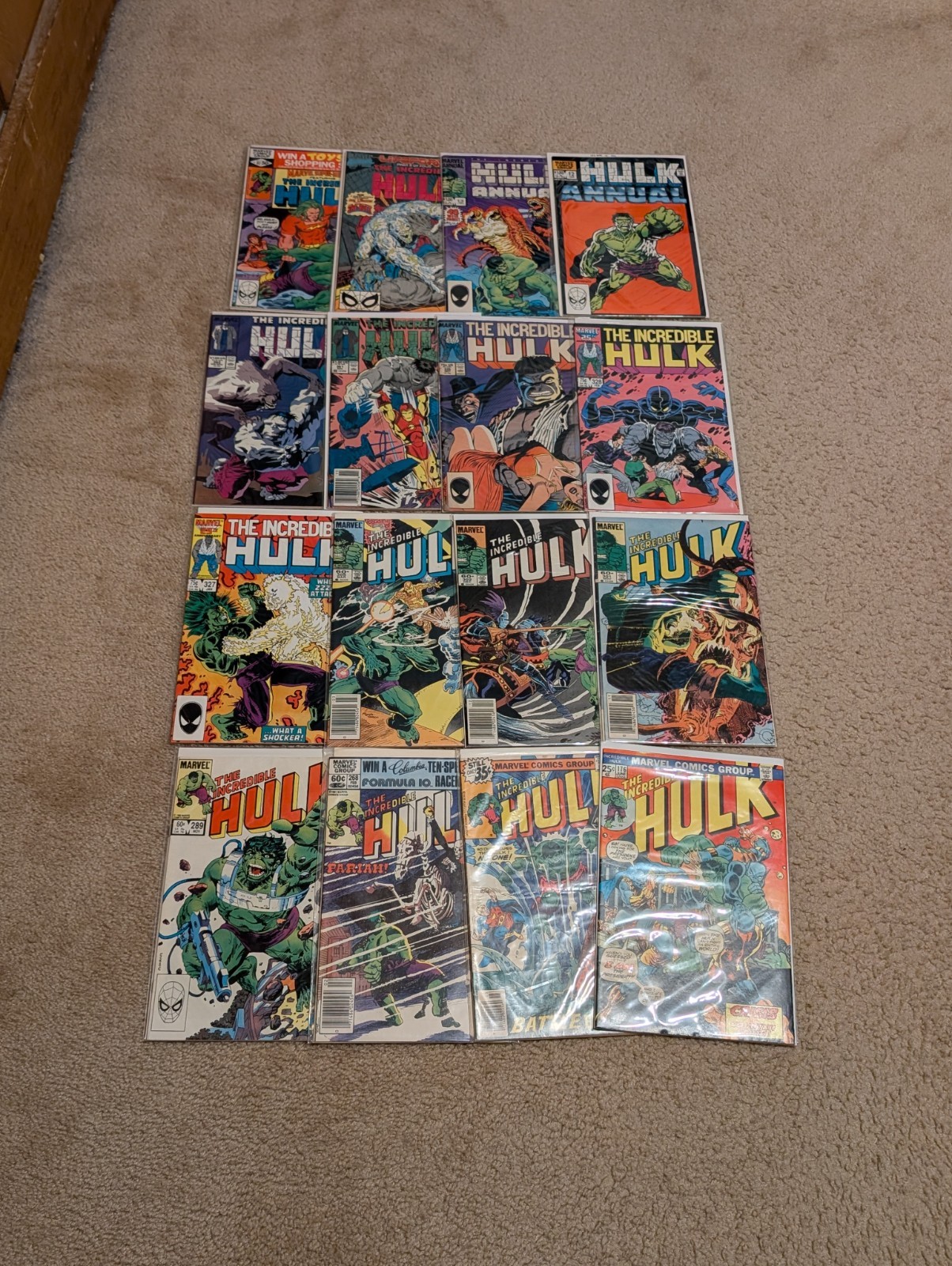 Vintage Incredible Hulk (Marvel) 16 Issue Lot Vintage Incredible Hulk (Marvel) 16 Issue Lot